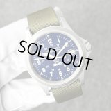 HAMILTON Khaki King 9823 Navy Dial Nylon Strap "King Mark" 38mm AT SS