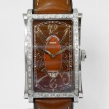 CUERVO Y SOBRINOS Prominente Solo Tiempo A1012 Engraving Watch Special Order Leather / Rubber Strap