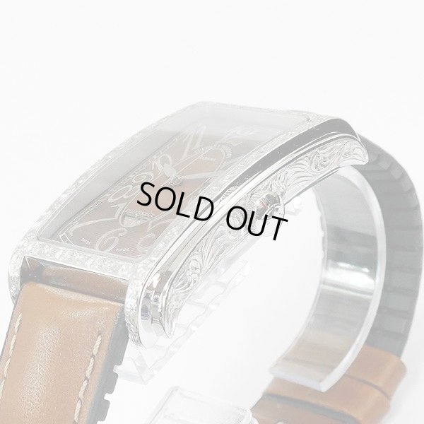 画像4: CUERVO Y SOBRINOS Prominente Solo Tiempo A1012 Engraving Watch Special Order Leather / Rubber Strap