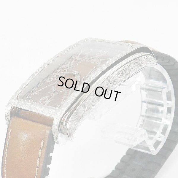 画像5: CUERVO Y SOBRINOS Prominente Solo Tiempo A1012 Engraving Watch Special Order Leather / Rubber Strap