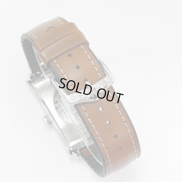 画像6: CUERVO Y SOBRINOS Prominente Solo Tiempo A1012 Engraving Watch Special Order Leather / Rubber Strap