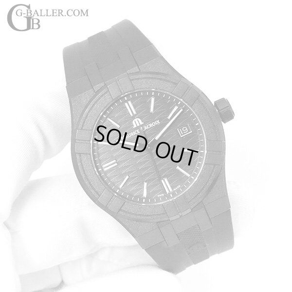 画像7: 【新品/付属完備/正規5年保証付】MAURICE LACROIX モーリスラクロア アイコン #タイド #tide コラボ AI2008-00000-300-0 ブラック 40mm / 221015