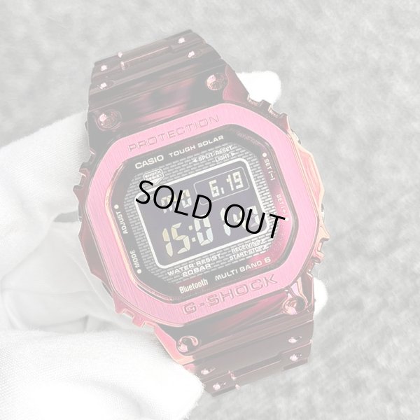 画像1: G-shock Full Metal GMW-B5000RD-4JF Solar Radio Clock Bluetooth QZ Red +5Links