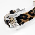 画像7: CHARRIOL Kuchts Rug Diamond Unborn Calf Leather Strap Leopard 32mm