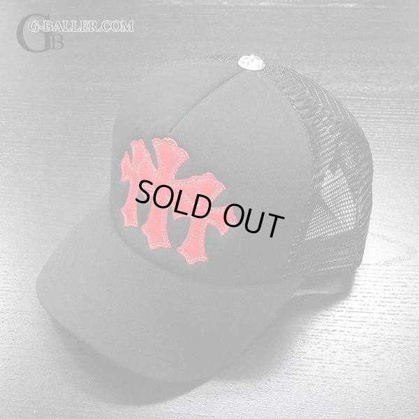 画像3: レア クロムハーツ CAP セメタリークロス 赤 