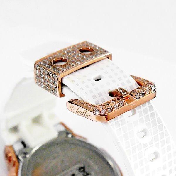 画像4: G-Shock Custom by G-BALLER | DW6900 NB-7 Pink Gold Full Diamond Custom