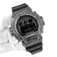 G-Shock Custom by G-BALLER | DW6900 Black Coating Diamond