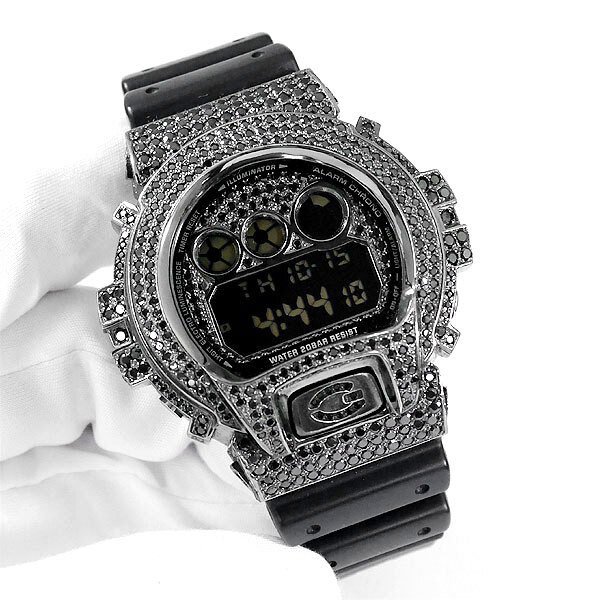 画像1: G-Shock Custom by G-BALLER | DW6900 Black Coating Diamond