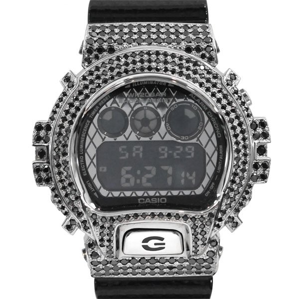 画像2: G-Shock Custom by G-BALLER | DW6900DS Limited Model Black Coating Diamond