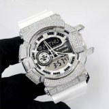 G-SHOCK Custom Diamond GA-400 hyper Colors White Black Panda Dial by G-BALLER