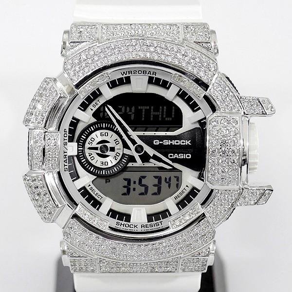 画像3: G-SHOCK Custom Diamond GA-400 hyper Colors White Black Panda Dial by G-BALLER