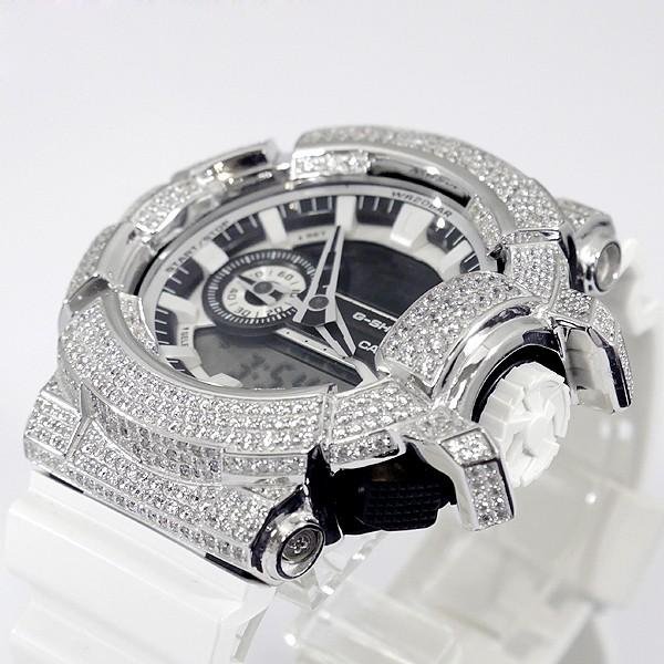 画像5: G-SHOCK Custom Diamond GA-400 hyper Colors White Black Panda Dial by G-BALLER