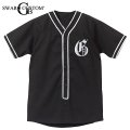 Ｇ’ベースボールシャツ　スワロイニシャル　