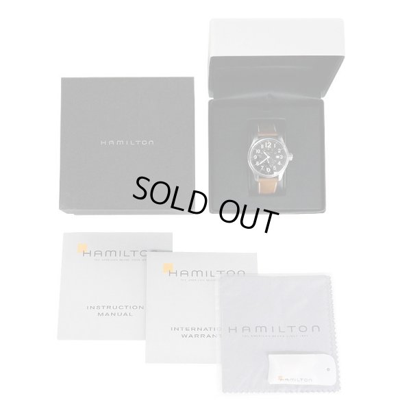 画像7: HAMILTON Khaki Field Officer Automatic Date H70655733 / H706550 Leather Belt BlackDial 44mm