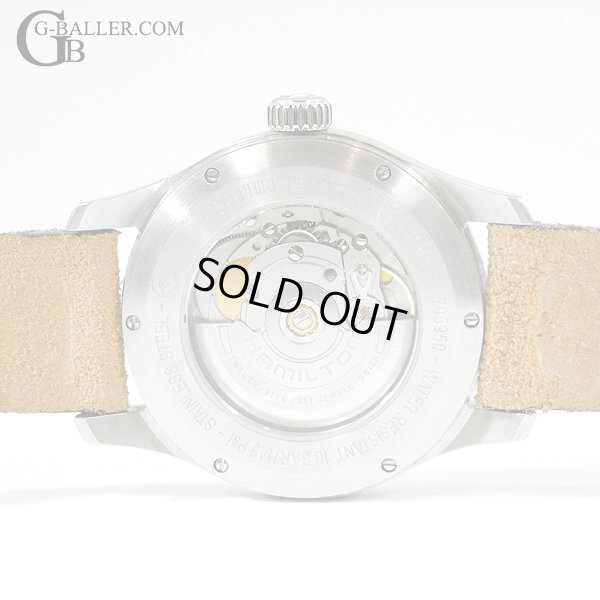 画像5: 【付属完備】ハミルトン カーキ フィールド 自動巻き AT レザーストラップ H705950 40mm  / 22912