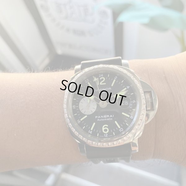 画像7: PANERAI パネライ ルミノールGMT ベゼルダイヤ Dバックル ラバーストラップ