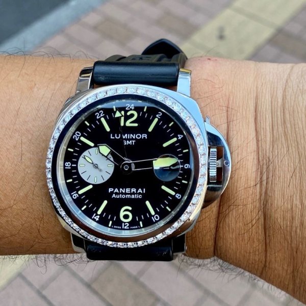画像6: Panerai Luminor GMT PAM00088 Diamond AT 44mm