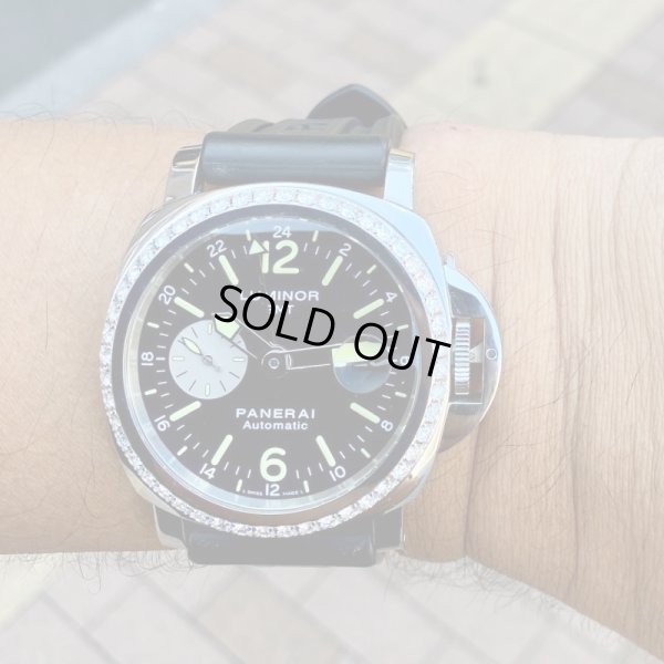 画像6: PANERAI パネライ ルミノールGMT ベゼルダイヤ Dバックル ラバーストラップ