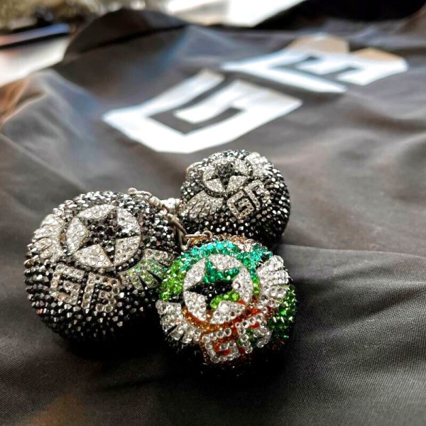 画像4: GB-wing 40mm スワロフスキーボール ブラック ミディアム