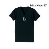 BOUNA SERA　ボナセーラ　スワロフスキー イニシャル　オーダー　Ｔシャツ・