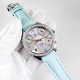 JACOB&CO. Five Time Zone JC-42DA Diamond Mother of pearl 47mm QZ