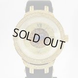 Joe Rodeo Master JJM72 Diamond 2.2ct Skeleton Dial Rubber Gold Coating