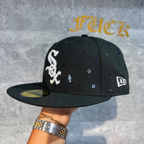 画像1: Jewel cap ジュエルキャップ NEWERA ニューエラ スワロ ベースボールキャップ "SOX-Logo"