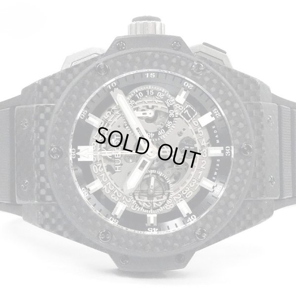 画像3: HUBLOT King Power Unico Carbon Skeleton Dial Black Rubber Strap 48mm