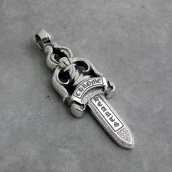 画像3: ラージダガーペンダント パヴェダイヤ インボイス付き