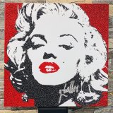 G-BALLER ART | Marilyn Monroe Rhinestone Art