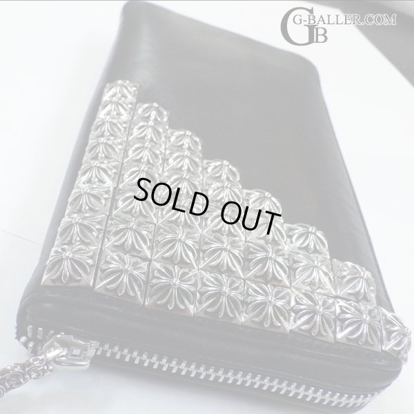 画像4: 国内無!  レア クロムハーツ ピラミッドスタッズウォレット  