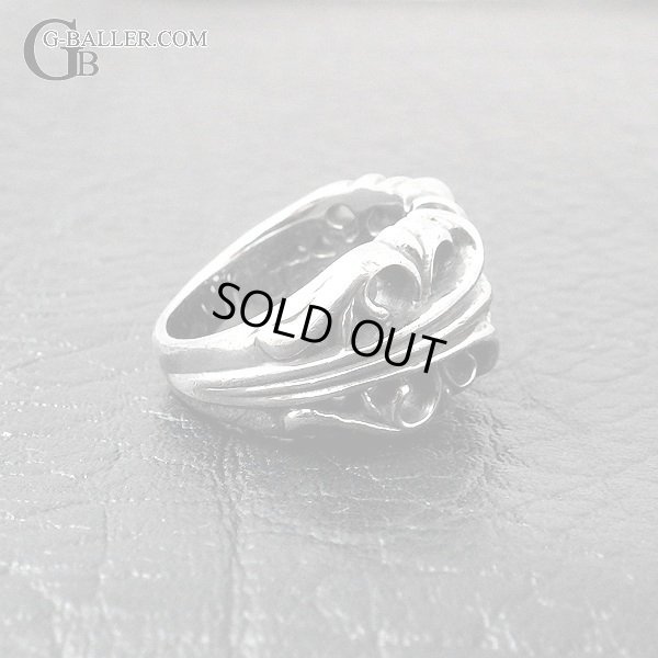 画像3: クロムハーツ K&T リング 17号 ブラックロジウム