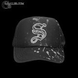 スプラッシュペイント INITIALスワロCAP 黒 メッシュ