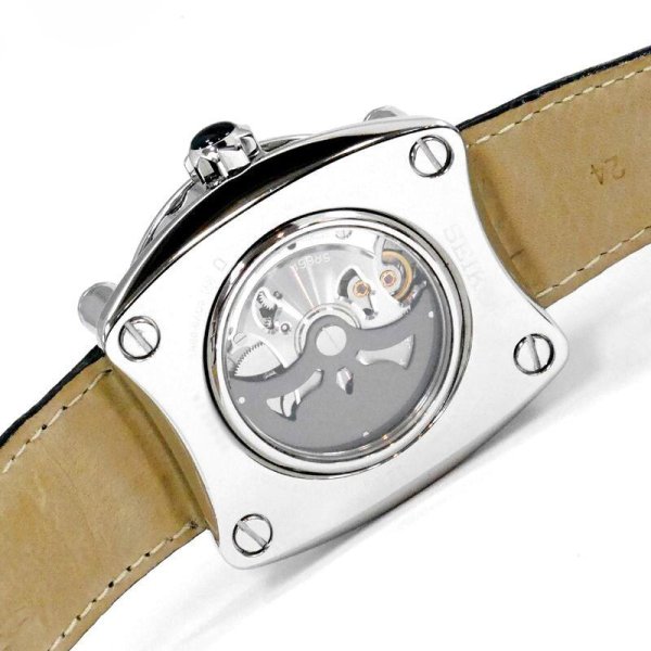 画像6: SEIKO Galante Spring Drive Gmt Entasis Diamond SBLA035 Date Leather Belt 43mm