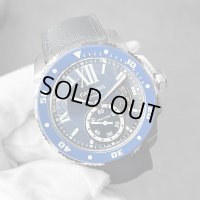 CARTIER Calibre De Cartier Diver Blue dial Rubber belt 42mm Complete with accessories WSCA0010