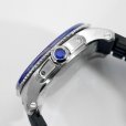 画像3: CARTIER Calibre De Cartier Diver Blue dial Rubber belt 42mm Complete with accessories