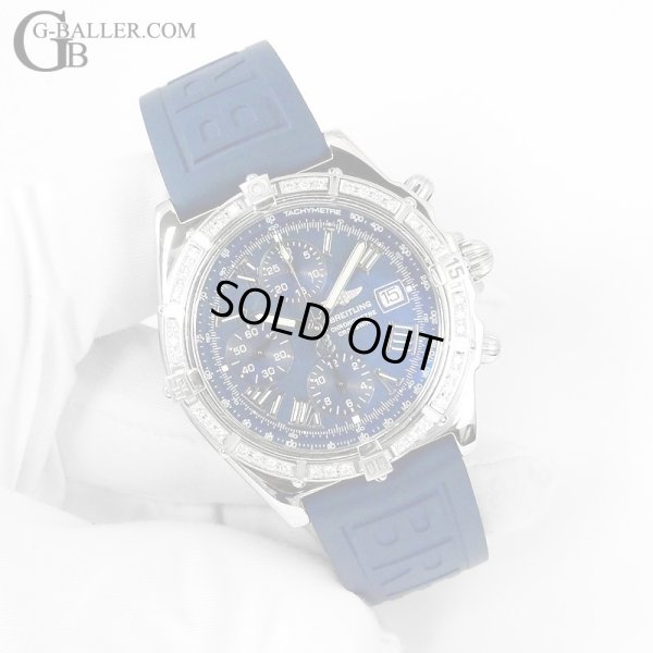 画像8: 【純正BOX / 取扱説明書付】BREITLING ブライトリング クロスウィンド ベゼルダイヤ ネイビー ローマンダイヤル ラバーストラップ A13355 / 23617