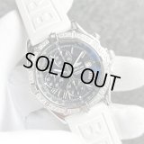 【純正BOX / 純正ステンレス替ベルト付属】BREITLING ブライトリング クロスウィンド ベゼルダイヤ A13355 黒文字盤 ローマン / 23311