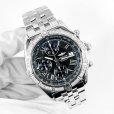 画像8: Breitling Crosswind Chronograph Bezel Diamond Stainless Pilotstrap Black Roman Dial Full Set