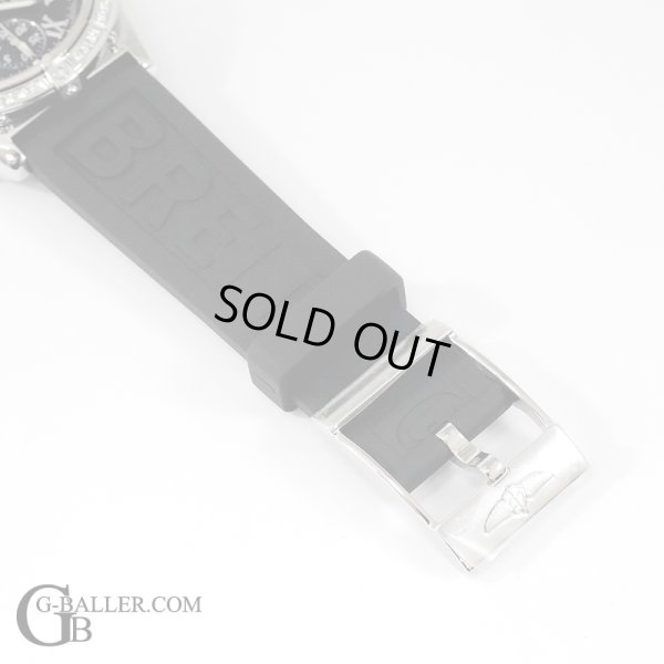 画像6: 【付属完備 / 純正ステンレスベルト付】BREITLING ブライトリング クロスウィンド ベゼルダイヤモンド 黒 新品ラバーベルト ブラック ローマン インデックス | 241204