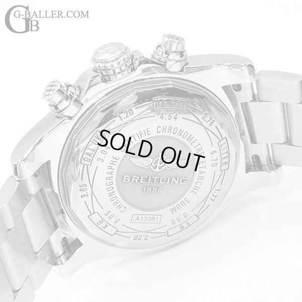 画像6: 【国内正規 / 付属完備】ブライトリング アベンジャーII クロノグラフ A13381 新品純正レザーベルト付き  ステンレスストラップ /22820