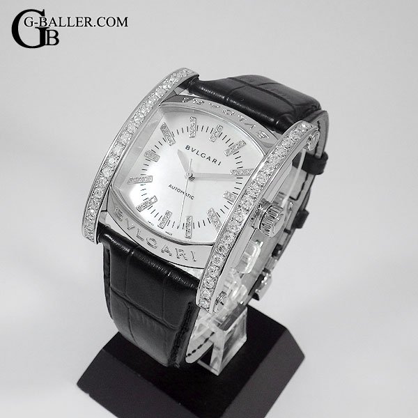 白シェル文字盤とダイヤモンドの上級モデル。