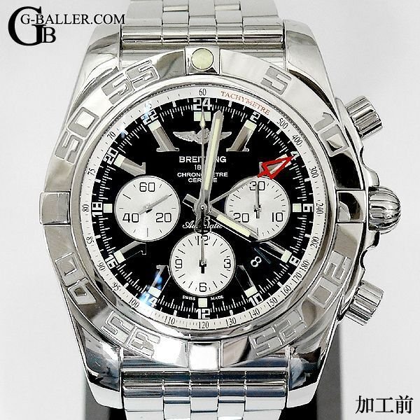 コチラはクロノマットGMTへのカスタム実績です。