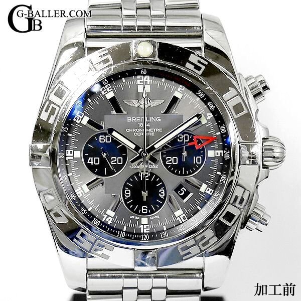 コチラはクロノマットGMTへのカスタム実績です。