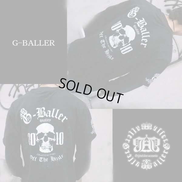 画像1: G-BALLER　ＯＦＦＩＣＥ　 Gb　Skull CROWN Tshirt　