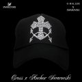 クロス アンカー キャップ スワロフスキーCAP