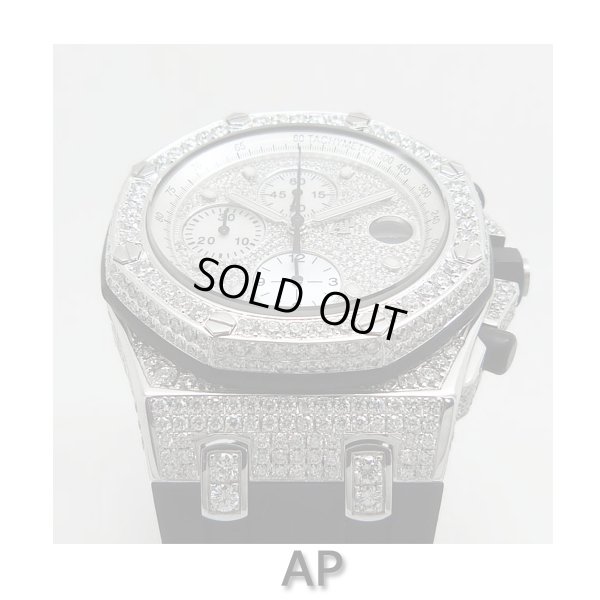 画像3: ロイヤルオーク クロノグラフ オフショア 全面ダイヤモンド