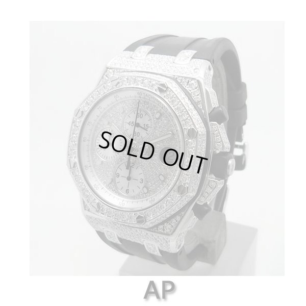 画像6: ロイヤルオーク クロノグラフ オフショア 全面ダイヤモンド