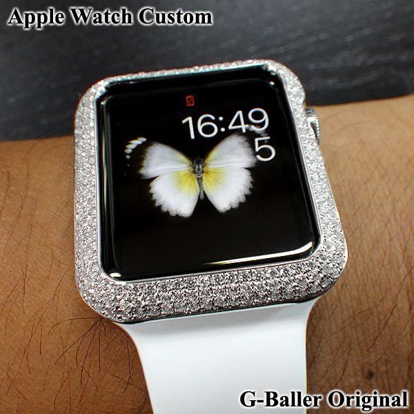 apple watch ダイヤ ケース カスタム