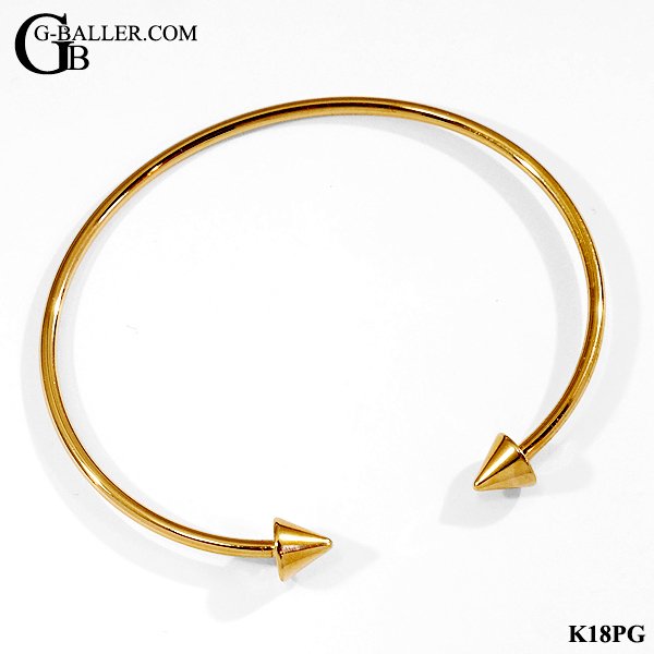 矢印バングル K18PG メンズ レディース